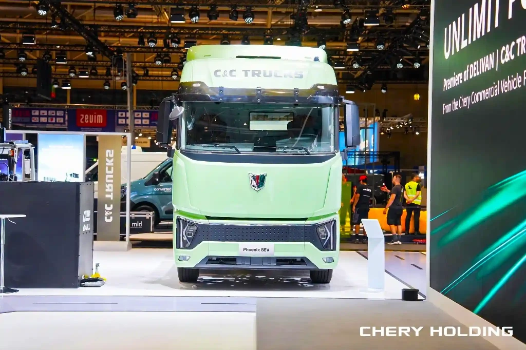 Компания Сhery показала на IAA Transportation 2026 мощные электрогрузовики